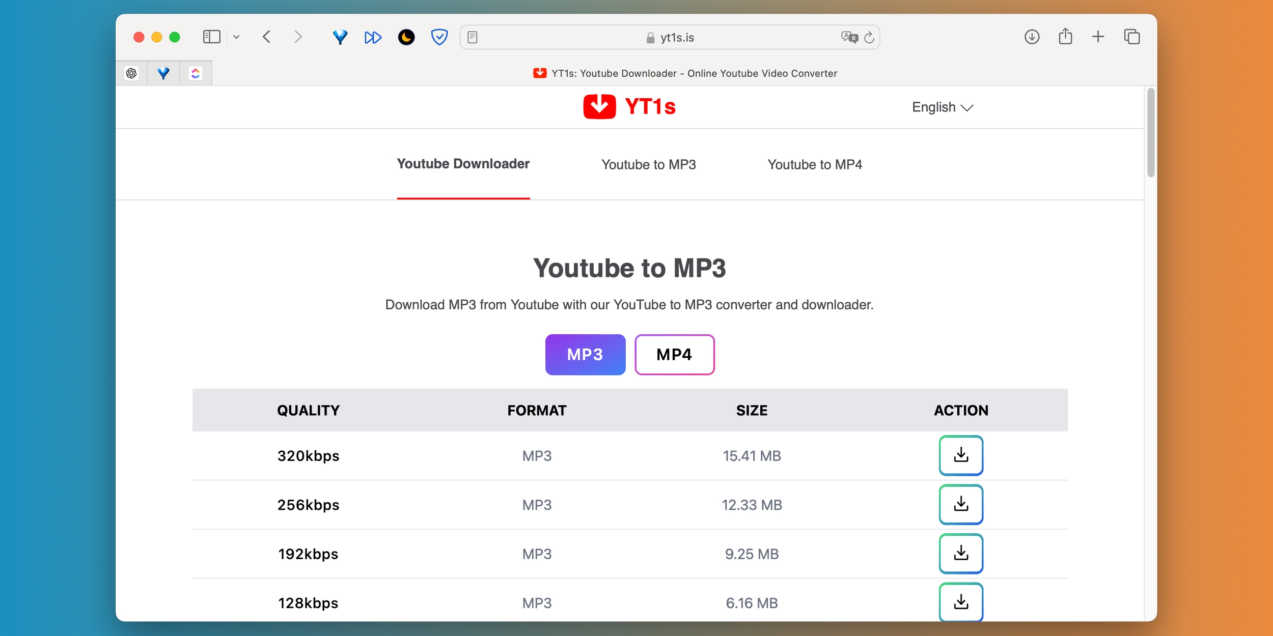 Як завантажити музику з YouTube за допомогою онлайн-сервісу YT1s