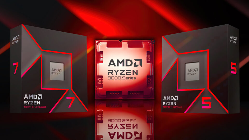 Стала відома вартість нових процесорів AMD Ryzen 7 9700X та Ryzen 5 9600X