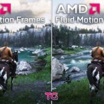 Технологію генерації кадрів AMD Fluid Motion Frames 2 порівняли з Fluid Motion Frames 1 у 6 ААА-хітах