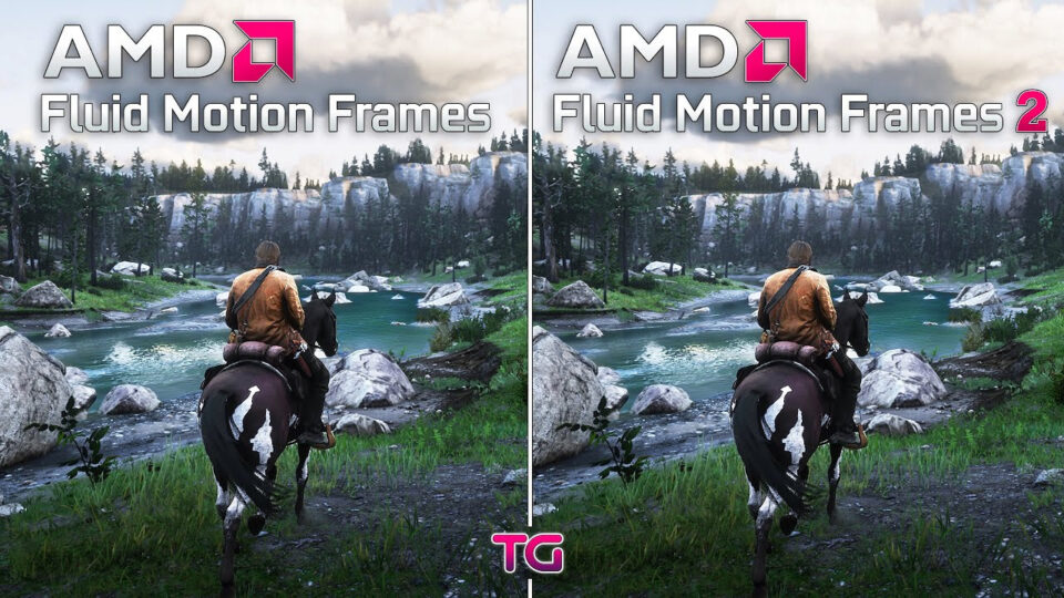 Технологію генерації кадрів AMD Fluid Motion Frames 2 порівняли з Fluid Motion Frames 1 у 6 ААА-хітах