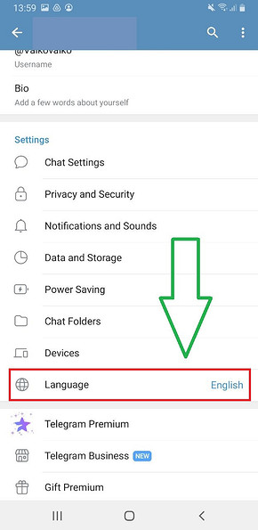 Як змінити мову в телеграмі: на комп'ютері та телефоні