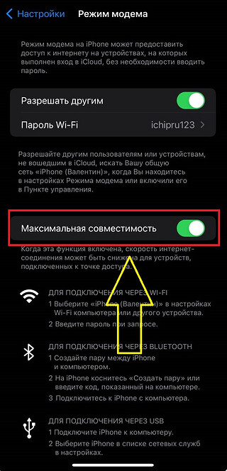 Як увімкнути режим модему на Айфоні: включення для будь-якого оператора РФ