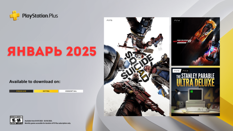 Роздача Sony: ігри PS Plus січень 2025 року