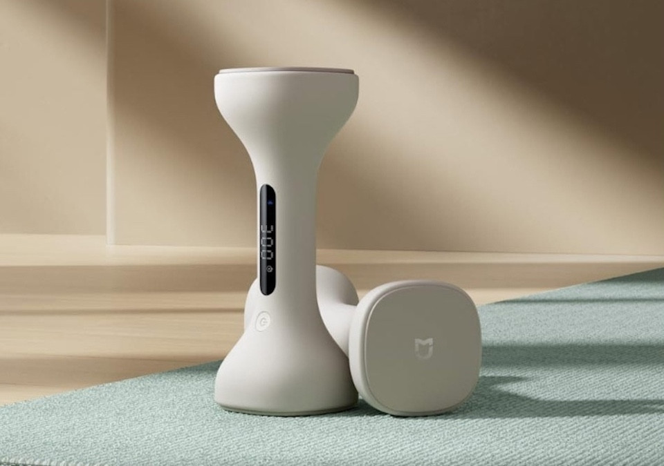 Xiaomi випустила розумні гантелі Mijia Smart Dumbbells з купою датчиків та фірмовим додатком