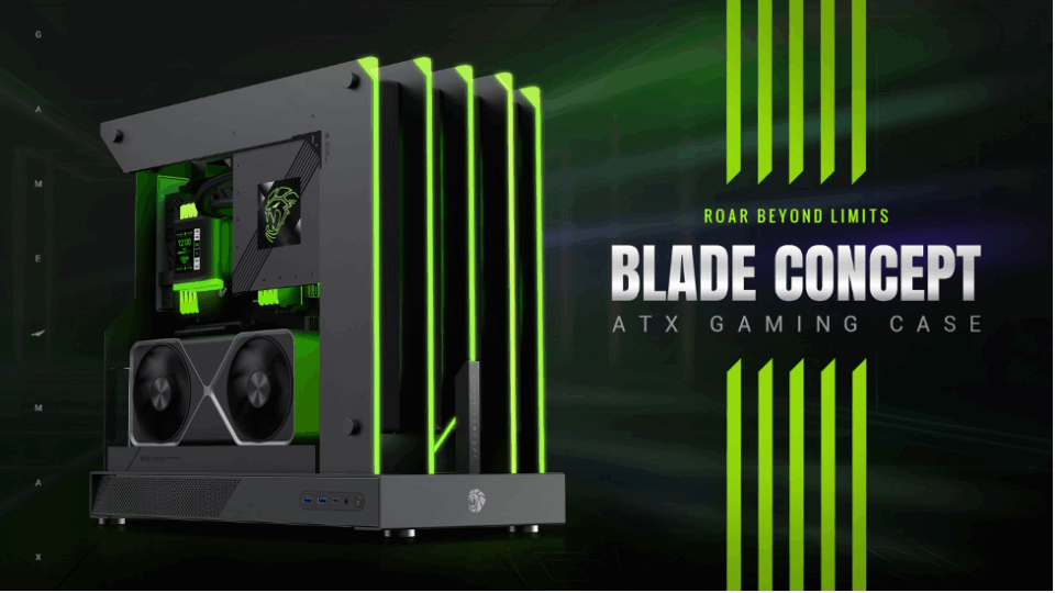 Геймери будуть в захваті: GameMax випустив концептуальний видання Blade Edition з відкритим дизайном та максимальним охолодженням